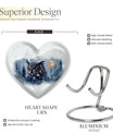 10-inch heart urn for cremation
