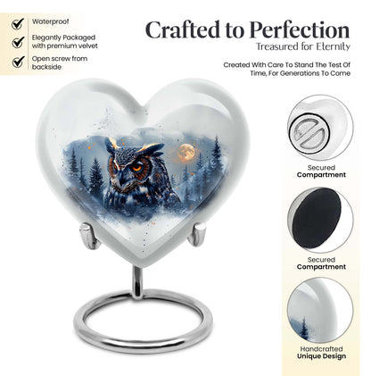 10-inch heart urn for cremation
