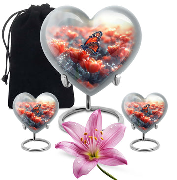 Large Urn with 2 Mini Urn