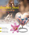  heart shaped butterfly funeral urn for men
