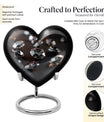 diamond heart urn