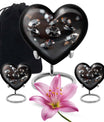 diamond heart urn