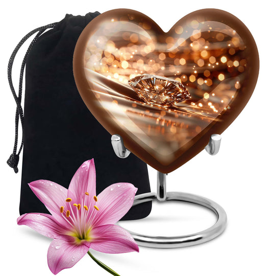 diamond urn for ashes