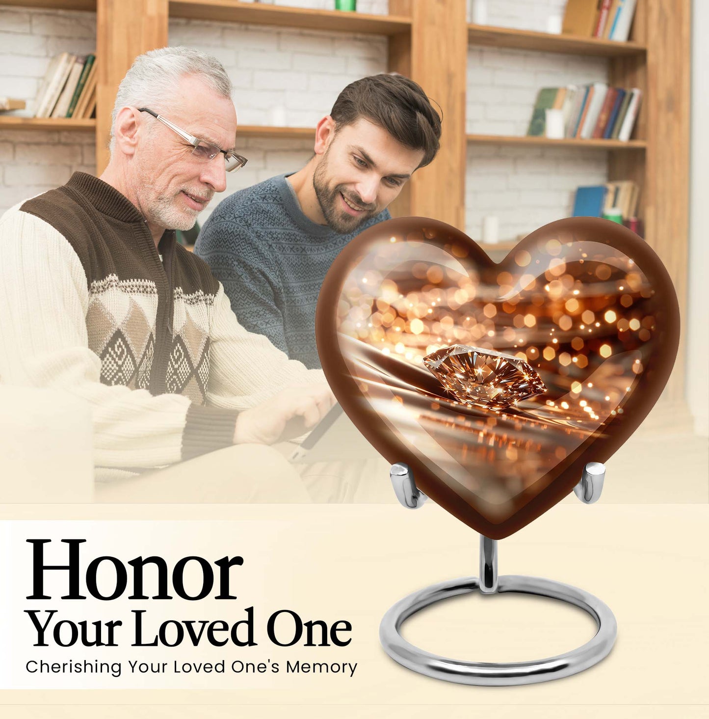 diamond urn for ashes