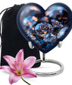Heart-shaped diamond urn