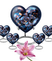 Heart-shaped diamond urn