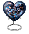 Heart-shaped diamond urn