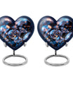 Heart-shaped diamond urn