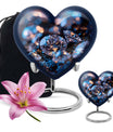 Heart-shaped diamond urn