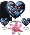 Heart-shaped diamond urn