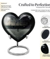 heart shaped basketball Urn