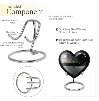 heart shaped basketball Urn