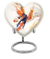 10 Inch heart-shaped basketball urn