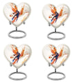 10 Inch heart-shaped basketball urn
