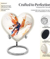 10 Inch heart-shaped basketball urn