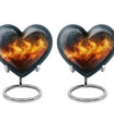 10-inch heart cremation urn, crafted 
