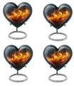 10-inch heart cremation urn, crafted 