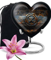 heart urn for adult male ashes