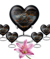 heart urn for adult male ashes