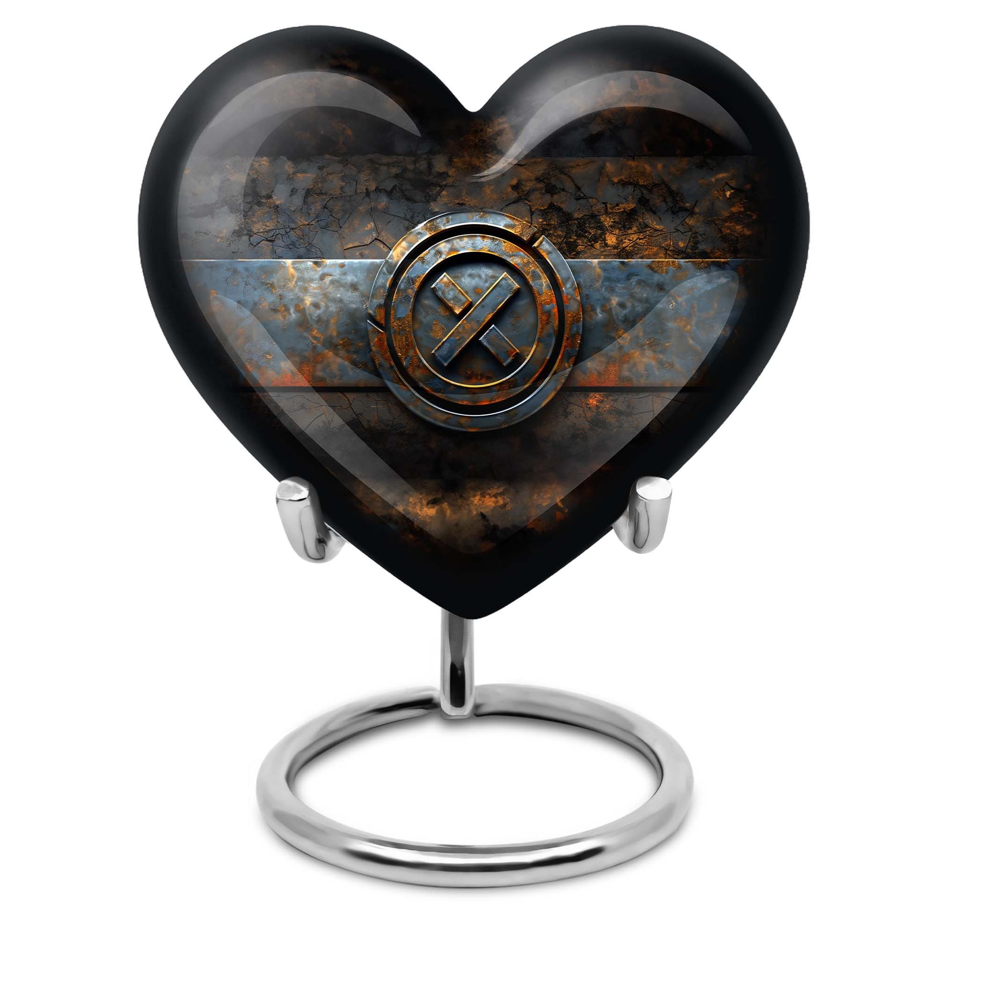 heart urn for adult male ashes