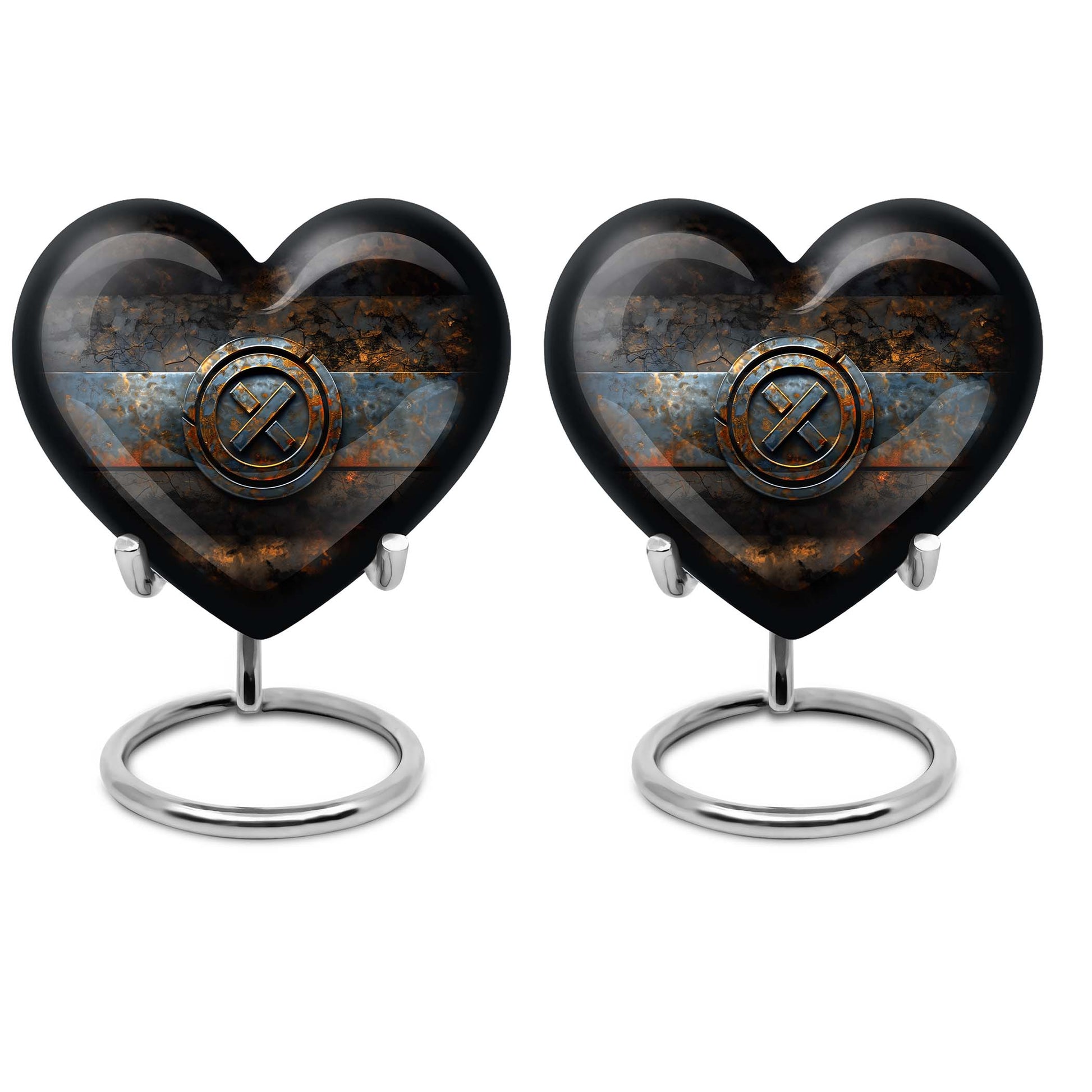 heart urn for adult male ashes