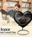 heart urn for adult male ashes