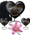 heart urn for adult male ashes