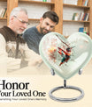 heart-shaped humming bird urn