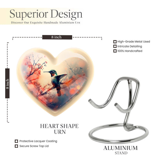 heart urn for funeral