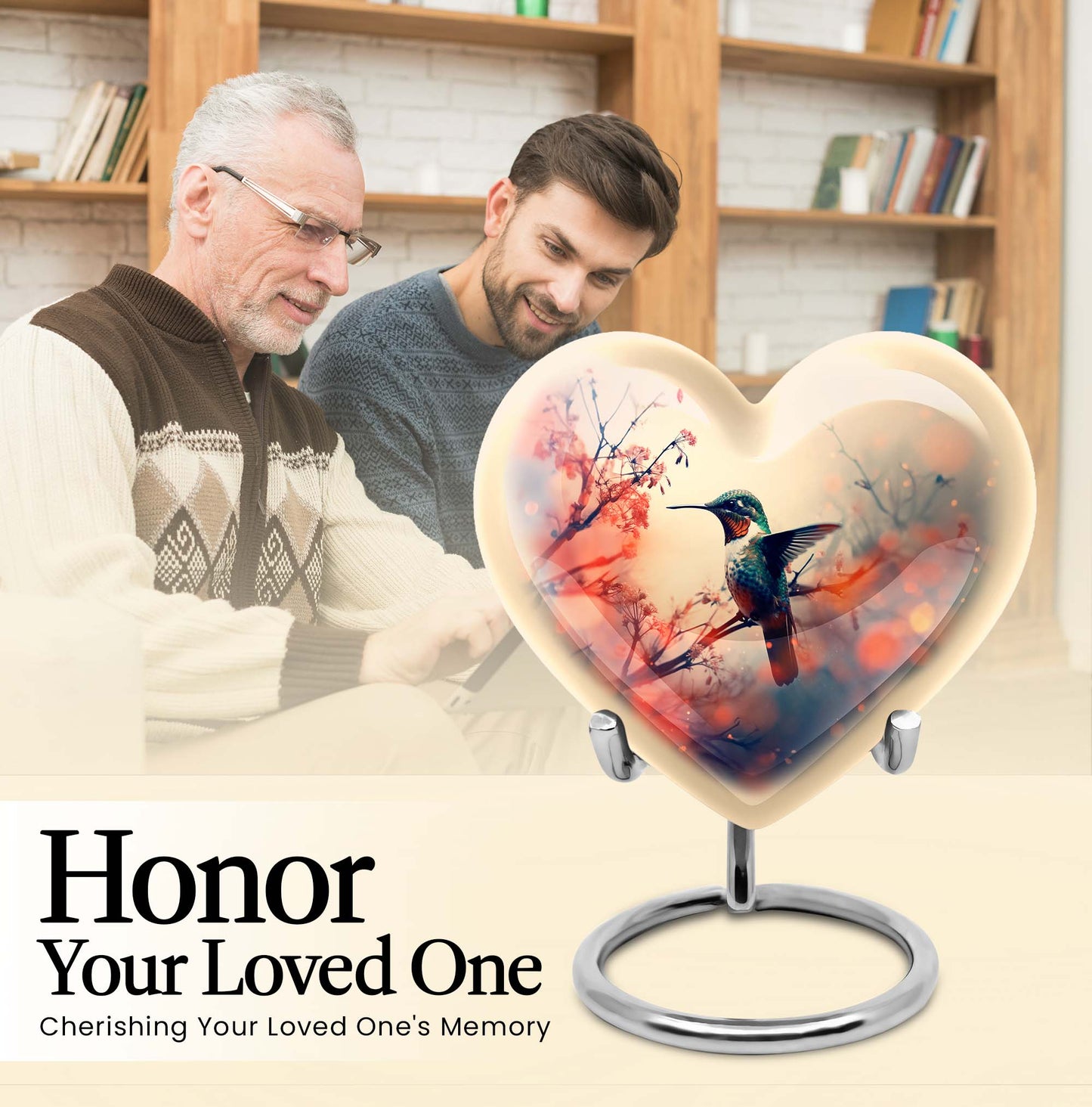 heart urn for funeral