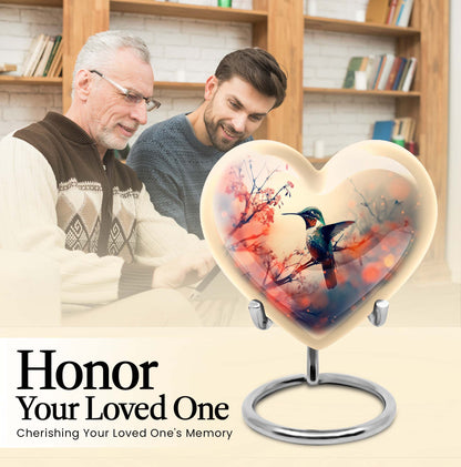 heart urn for funeral