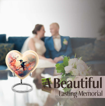 heart urn for funeral