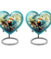 Heart-shaped Puffin Bird Urn