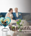 Heart-shaped Puffin Bird Urn