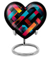 10-inch Heart-shaped Pattern Urn in for adult