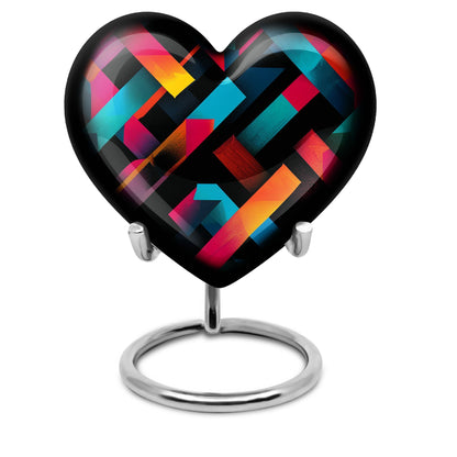 10-inch Heart-shaped Pattern Urn in for adult
