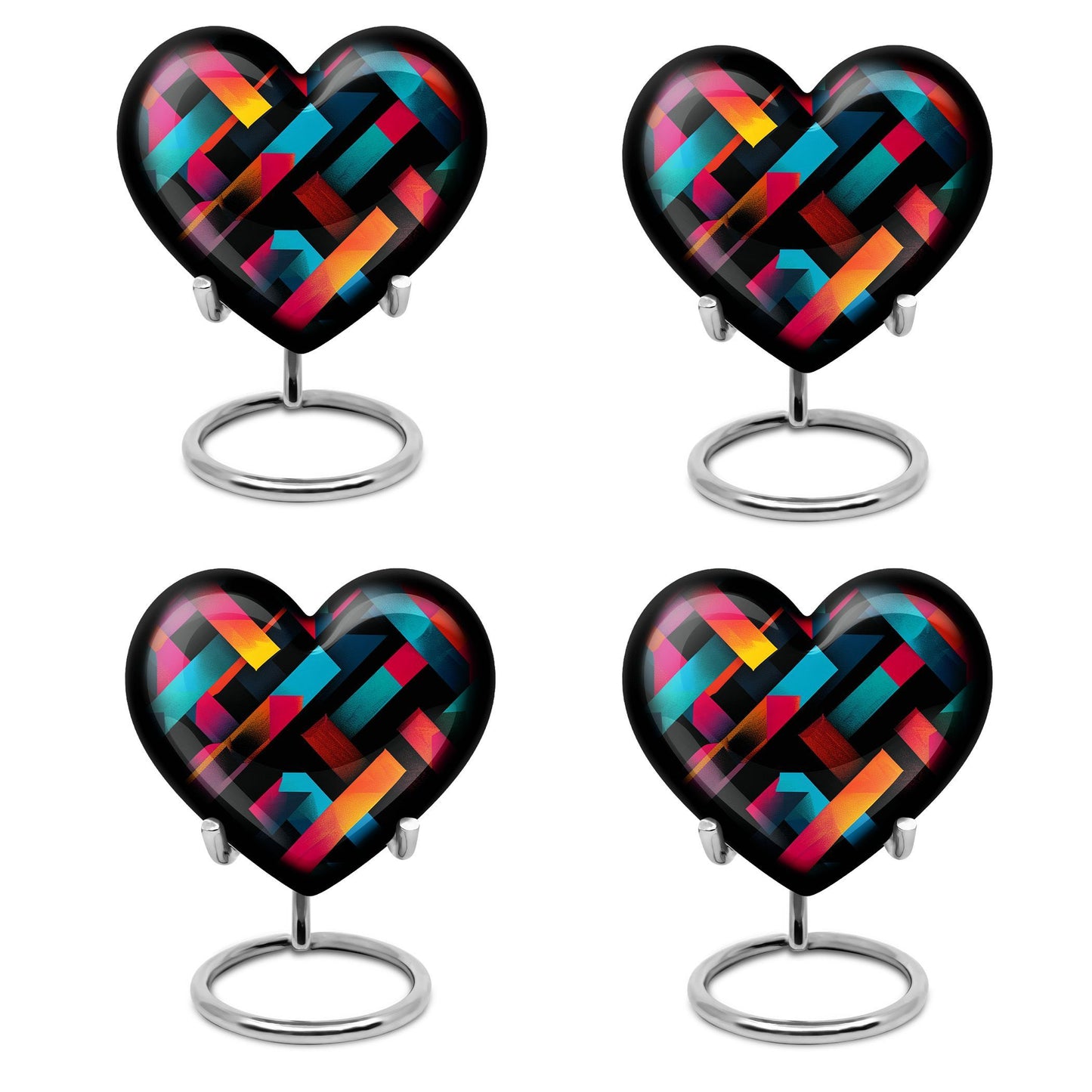 10-inch Heart-shaped Pattern Urn in for adult