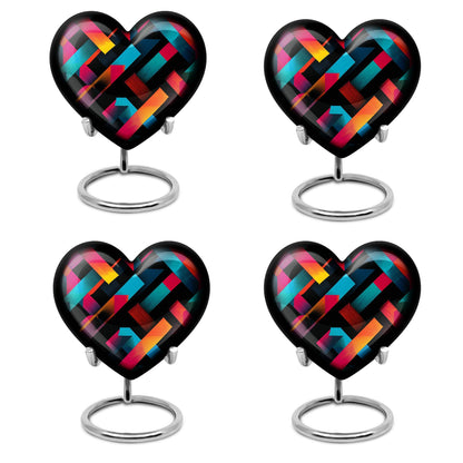 10-inch Heart-shaped Pattern Urn in for adult