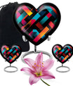 10-inch Heart-shaped Pattern Urn in for adult