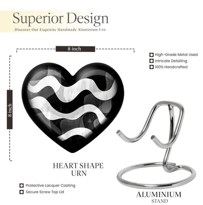 Heart designed Pattern Urn.