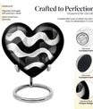 Heart designed Pattern Urn.