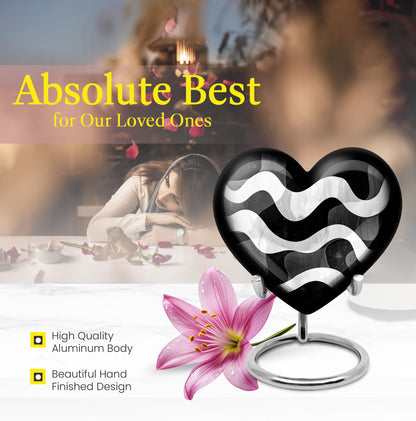 Heart designed Pattern Urn.