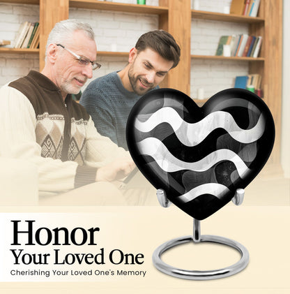 Heart designed Pattern Urn.