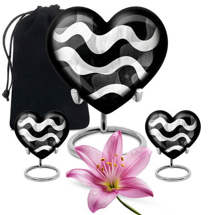 Heart designed Pattern Urn.