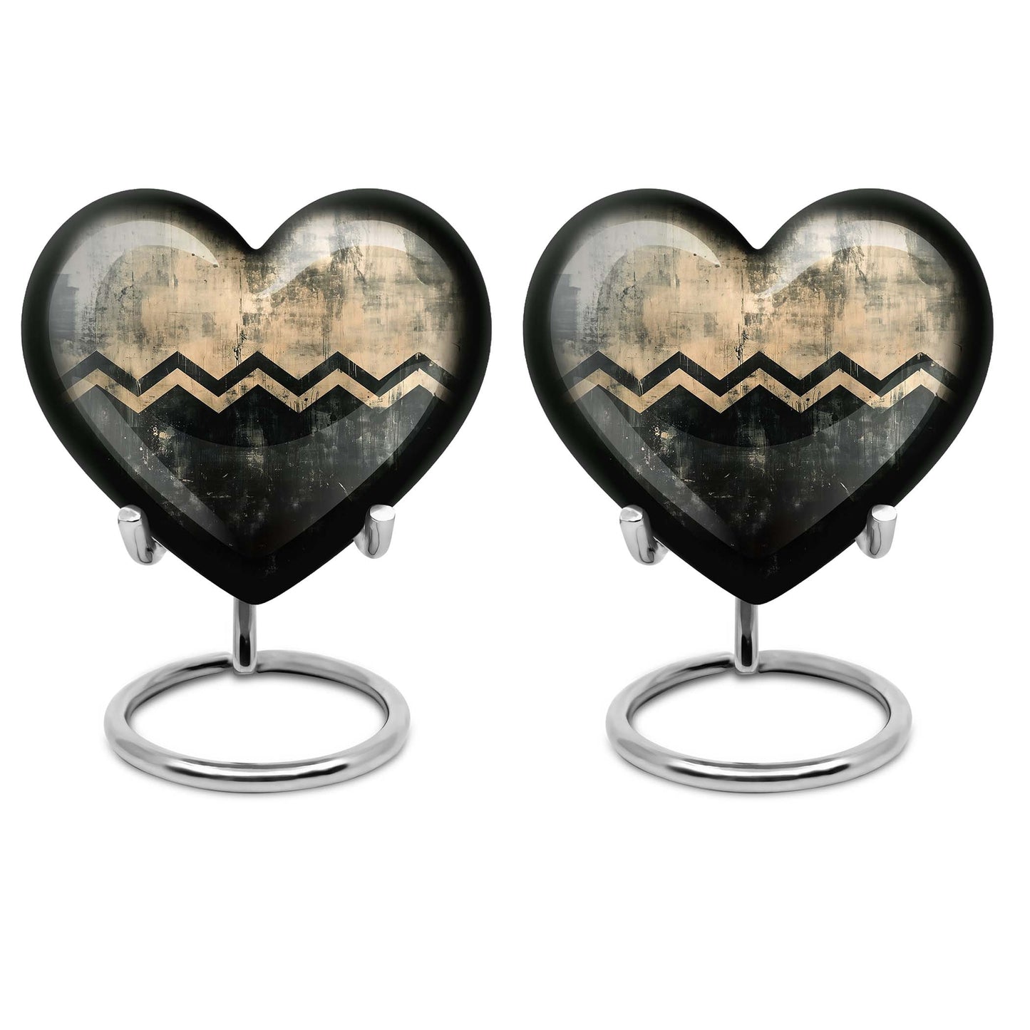 Personalized Artistic Cremation Urn for Human Ashes - 10-inch, 200 cu in - Yatskia