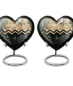 Patterned, 10-inch Heart urn