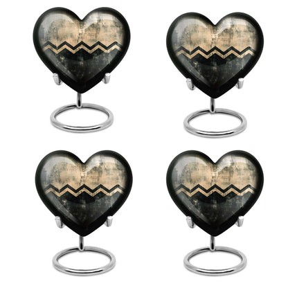 Patterned, 10-inch Heart urn