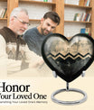Patterned, 10-inch Heart urn