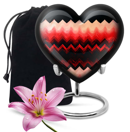 heart-shaped Pattern Urn