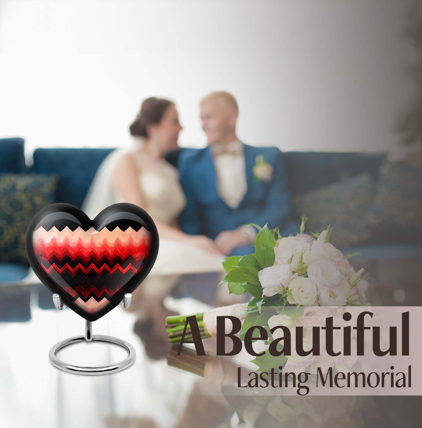 heart-shaped Pattern Urn